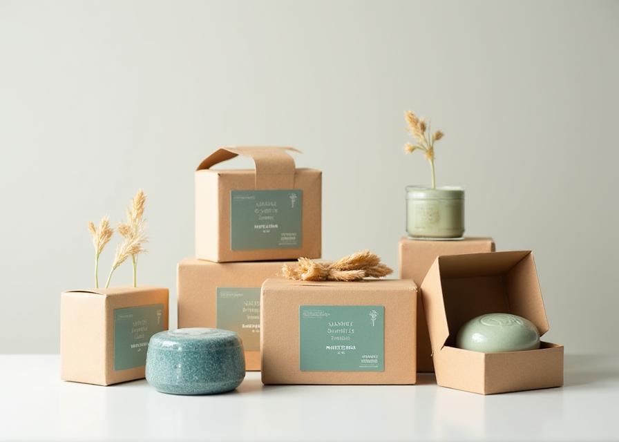 Bærekraftig emballasje for håndlagde såper